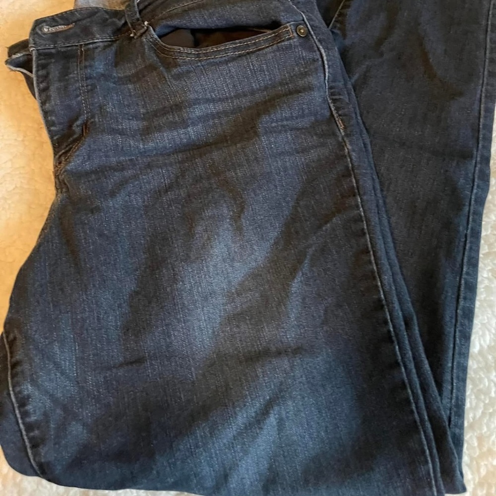 Wit & Wisdom Blue Ankle Cropped Jeans